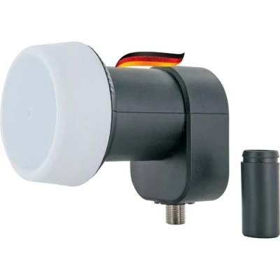 Image de SCHWAIGER 272 Single LNB Low Noise Blockconverter Digital Kappe Satellitenschüssel Zubehör Multifeed Wetterschutz Anthrazit