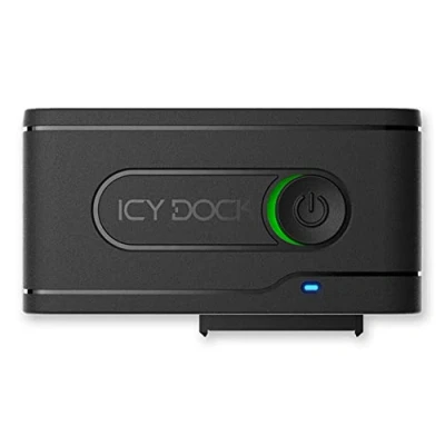 Image de Icy Dock Adaptateur convertisseur 1x 2,5&quot; U.2 NVMe SSD vers USB 3.2 Gen2 10 Gbps Compatible avec Thunderbolt 4 Noir câble Inclus EZ Ex MB931U 1VB R1