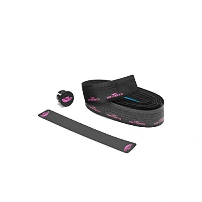Image de Selle San Marco Équipe Presa Corsa Ruban adhésif à Barres Unisexe, Noir/Rose, Taille Unique