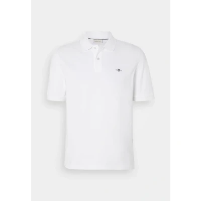 Image de GANT Reg EMB Archive Shield Polo, Blanc, M Hommes