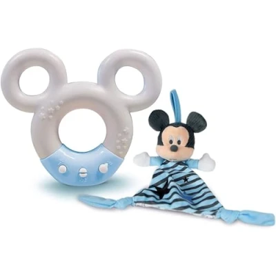 Image de Clementoni Mickey Sound &amp; Color Lamp Projecteur Disney Baby veilleuse Musicale et Lumineuse Peluche Lavable en Machine, 0 Mois Plus, Caricature, 17397, Multicolore