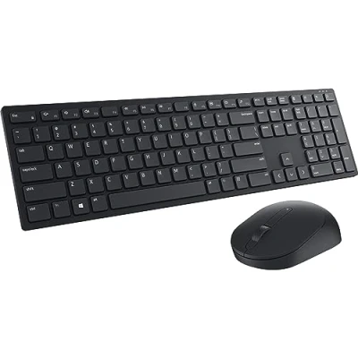 Image de Dell KM5221W, Pro Wireless, Ensemble clavier et souris, French (QWERTZ), Noir