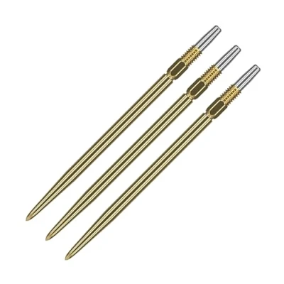 Image de Target Darts Swiss Points, Pointes de fléchettes Lisses Point (Lot 3 Pointes) 26MM, Or Changer Les fléchettes, Accessoires pour Professionnelles