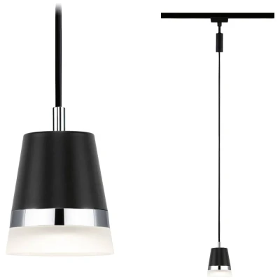 Image de Paulmann Cone Luminaire sur rail haute tension, à suspendre URail GU10 noir (mat)