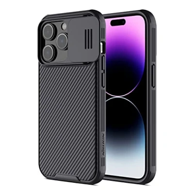 Image de Nillkin Coque pour iPhone 14 Pro Max, CamShield avec Cache Camera Max 6.7 Pouces, Noir
