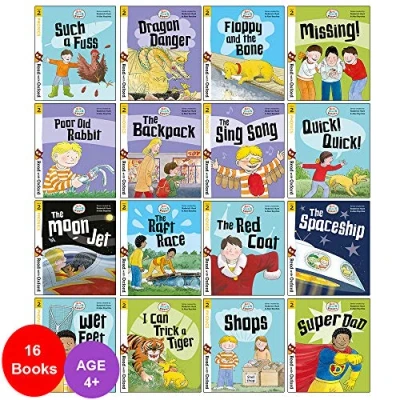 Image de Biff, Chip and Kipper Level Stage 2 Read with Oxford: 4+: 16 Books Collection Set