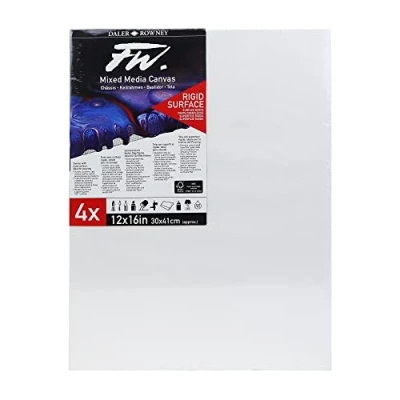 Image de Daler Rowney FW Pack de 4 châssis multi techniques surface rigide 30 x 41 cm