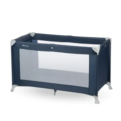 Image de Bebeconfort Soft Dreams, Lit Parapluie Bébé 0 3 ans (0 15 kg), Voyage Léger, Matelas Fibre de Bois et Mousse (60 x 120 cm), Sac Transport, Pliage Compact, Navy Blue