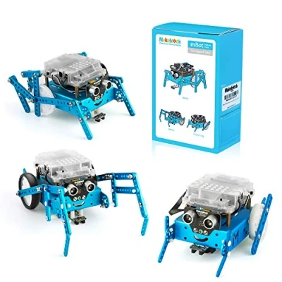 Image de Makeblock mBot Robot Pack Complémentaire, À Six Pattes, Robotique Complémentaire 3 en 1, Formes, Beetle/Mantis/Crazy Frog
