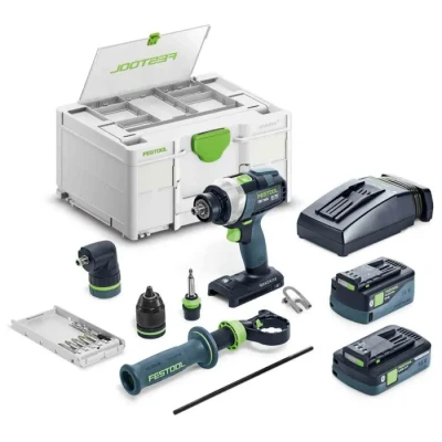 Image de Festool Perceuse visseuse sans fil QUADRIVE TDC 18/4 5,0/4,0 I Set