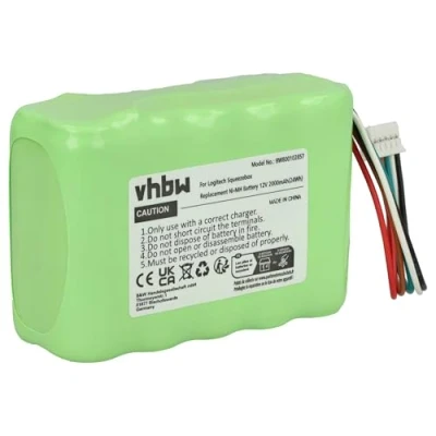 Image de vhbw Batterie Compatible avec Logitech Squeezebox Radio XR0001 (2000mAh, 12V, NiMH) Remplacement pour 533 000050, HRMR15/51, NT210AAHCB10YMXZ