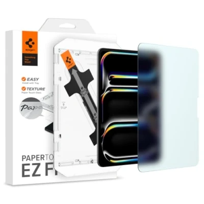 Image de Protection d&#039;écran effet papier Spigen Paper Touch EZ Fit pour iPad Pro 11 pouces 2024 Neuf