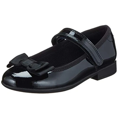 Image de Clarks Femme Scala Tap K Ballerines, Black Pat, 34 EU