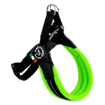 Image de Tre Ponti Easy Fit Mesh Classic Neon Harnais pour Chien Vert