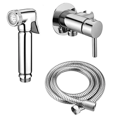 Image de Douchette design WC/bidet Kit complet avec mitigeur Mini