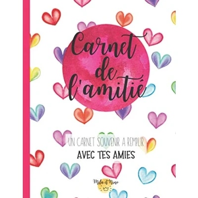 Image de carnet de l&#039;amitié Un souvenir à remplir avec tes amies: Mon journal secret mes copines Pour mieux connaître amies 21X27 cm