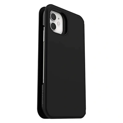 Image de Coque Apple iPhone 11 Similicuir OtterBox portefeuille Étui téléphone Noir Shockproof
