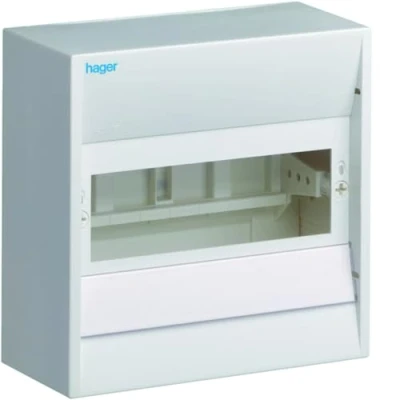 Image de coffret cache borne 8 modules hager gd108a