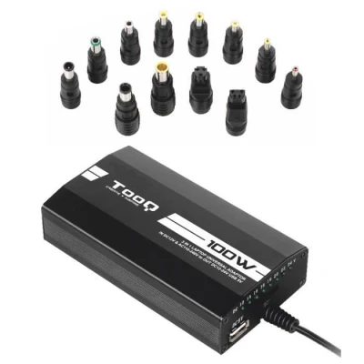 Image de TooQ TQLC 100BS01M adaptateur de puissance &amp; onduleur Auto/Indoor 100 W Noir Neuf