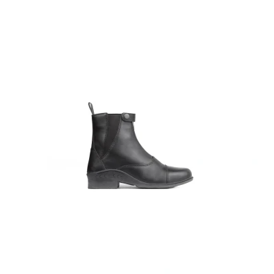 Image de HORZE Bottines Jodphur en Cuir Rose avec Fermeture éclair sur Le Devant, Noir, 40