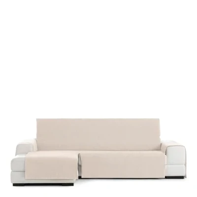 Image de Eysa Housse de chaise Rabat très pratique 290 cm, couleur 00/écru, vue face gauche