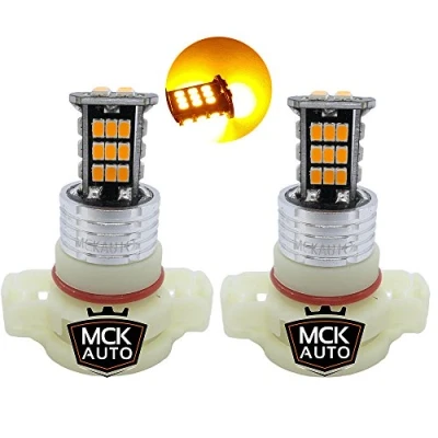 Image de MCK Auto Remplacement pour H16 LED CanBus Ensemble d&#039;ampoules orange très clair et sans erreur compatible avec A3 8PA 8P7