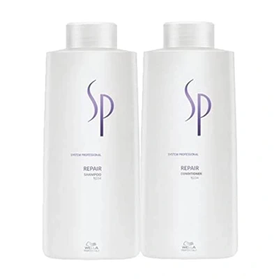 Image de Wella SP Repair Shampooing 1000 ml et après shampoing