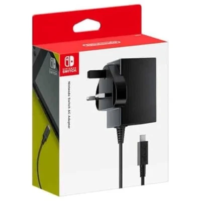 Image de Nintendo Switch Power Adapter adaptateur de puissance &amp; onduleur Intérieur Noir Adaptateurs onduleurs (Intérieur, console jeux, Switch, Noir, 1 pièce(s), Boîte)