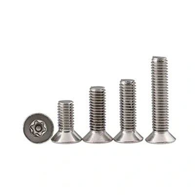 Image de M3 M4 M5 M6 M8 304 Acier Inoxydable Torx Tête Fraisée Vis Inviolable Boulon