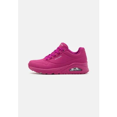 Image de Skechers Sport UNO Baskets basses, Femme, Taille: 35, Magenta durabuck/mesh Polyuréthane
