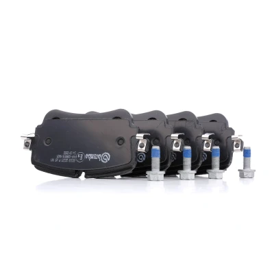 Image de BREMBO P 85 161 Jeu de plaquettes frein contact signal d&#039;usure exclu avec vis d&#039;étrier sans accessoires AUDI: Q7, A6 C8 Avant, A8 D4