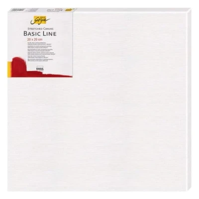 Image de Kreul Solo Goya Basic Line 62020 Toile en coton 4 couches d&#039;apprêt Idéal pour les peintures à l&#039;huile, acrylique et gouache 20 x cm