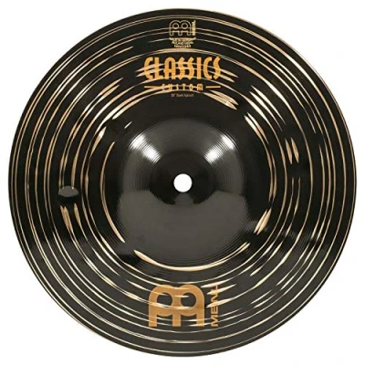 Image de Meinl Cymbals Classics Custom Dark Cymbale Splash 10 pouces (25,40cm) pour Batterie B12 Bronze, Finition Sombre, Fabriquée en Allemagne (CC10DAS)