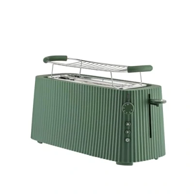 Image de Alessi Toaster Plisse Green 1700 W MDL15 GR by Michele De Lucchi