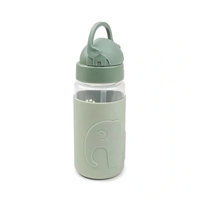 Image de Done by deer gourde avec paille easy grip elphee green 350 ml