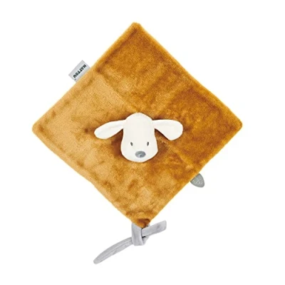 Image de Nattou Doudou Plat, Chien Charlie, Compagnon de Route dès la Naissance, 27 x cm, Végétalien, Flanelle, Coton/Polyester, Caramel