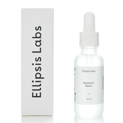 Image de Ellipsis Labs Sérum à la Vitamine C Antioxydant Végétalien Éclaircissant et Réjuvénant avec Acide Ascorbique pour Teint Inégal, Ridules, Boost de Collagène, Absorption Rapide, 30ml