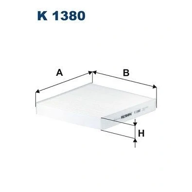 Image de FILTRON K 1380 Filtre d&#039;habitacle à particules 215 30 IVECO: DAILY 6 , Pritsche/Fahrgestell
