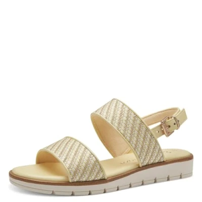 Image de MARCO TOZZI Sandale cale by Guido Maria Kretschmer 2 28605 42 Femme, Lemon Comb, 39 EU