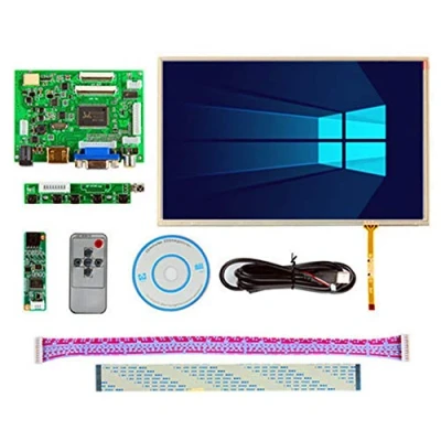 Image de Skylarpu Écran tactile IPS 25,7 cm pour Raspberry Pi 1280 x 800 TFT EJ101IA 01G écran HD LCD Carte pilote HDMI 2AV VGA