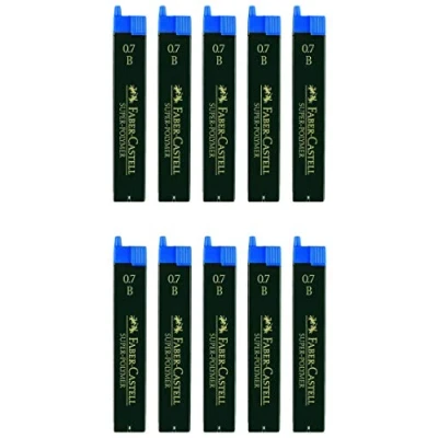 Image de Faber Castell Mines fines en polymère (0,7 B, quantité 10)