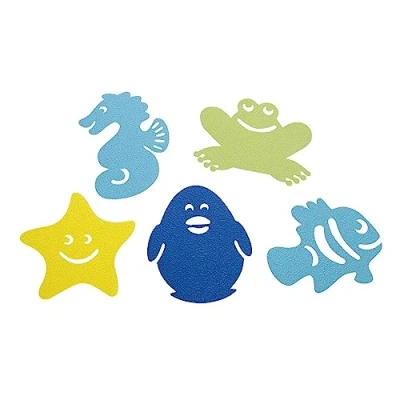 Image de Dreambaby Whatch Your Step Lot de 10 tapis bain antidérapants Multicolore