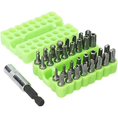 Image de embouts de vissage FERRESTOCK Lot 33 TS6, TS8, TS10 Acier 25 mm Torx