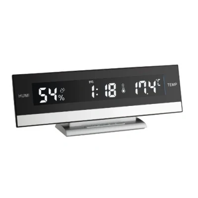 Image de Horloge TFA Thermo /hygromètre Grands chiffres éclairés Affichage de l&#039;heure, température et humidité