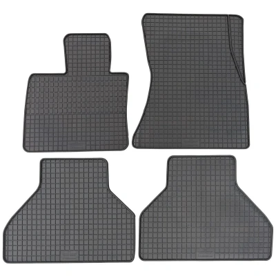 Image de Petex 16910 Ensemble de tapis sol Caoutchouc avant et arrière 4 noir BMW: X5, X6