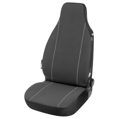 Image de WALSER Modulo 13557 Couverture de siège noir Polyester avant RENAULT: Clio 2, 3, 4, VOLKSWAGEN: up! 3/5 portes, Polo V Golf 4
