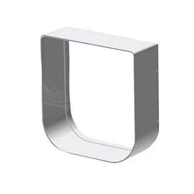 Image de Ferplast Extension pour Porte Chats Chatière avec Puce Basculante Swing Microchip Extension, 22,5 X 16,2 H 25,2 cm, Profondeur 5 Blanche