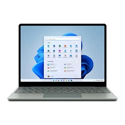 Image de Microsoft Surface Laptop Go 2 (Windows 11, écran tactile 12,4&quot;, Intel Core i5, 8 RAM, 256 SSD, clavier AZERTY français) Vert Sauge L&#039;ordinateur portable le plus léger