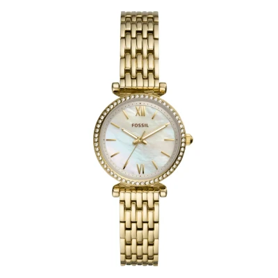 Image de Fossil Carlie MINI Montre goldcoloured, Femme, Taille: One Size, Gold coloured