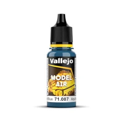 Image de Vallejo Model Air Flacon de peinture acrylique 17 ml bleu acier